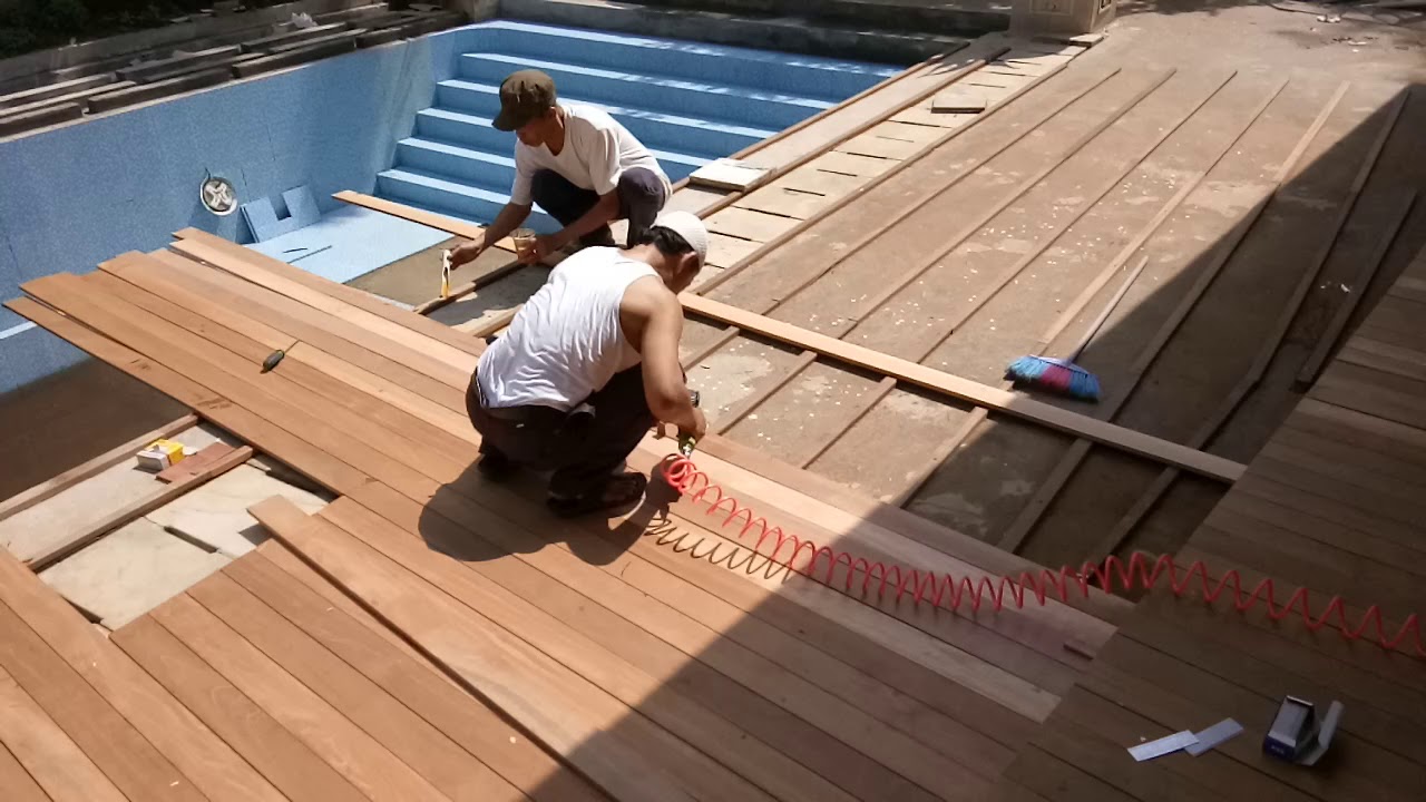  Lantai  kayu  untuk dek kolam  renang  YouTube