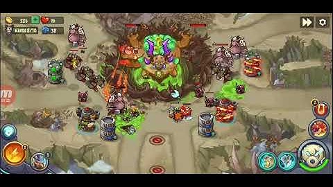 King Of Defense Battle Frontier - World 1 Stage 38 - Nightmare