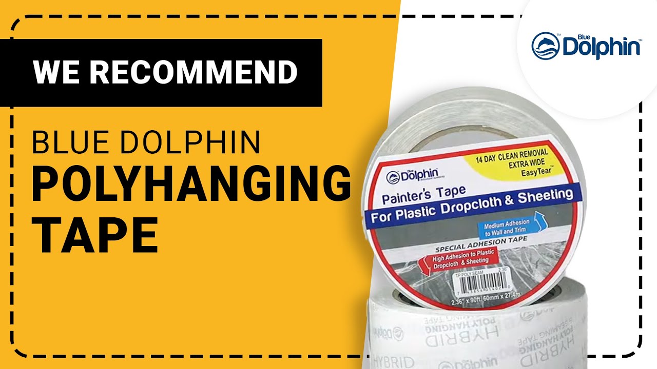 WE Polyhanging Tape BLUE DOLPHIN YouTube