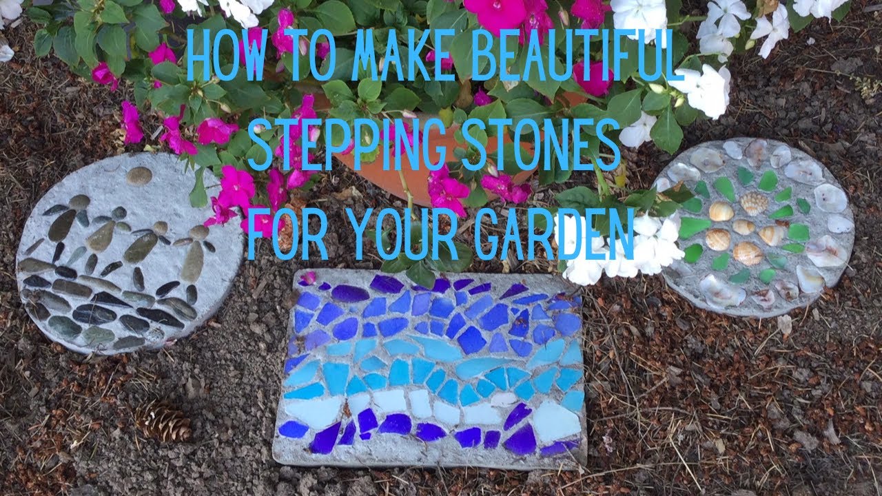 Concrete Stepping Stone Molds W/Stone Pattern