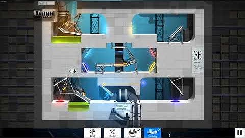 Bridge Constructor Portal Level 36