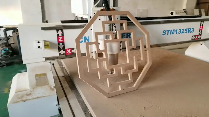 Affordable price STM1325-R3 CNC wood router with 4th rotary