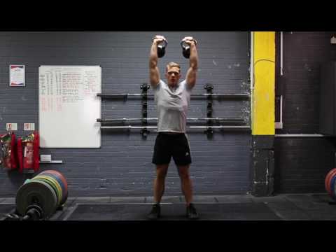 Double Kettlebell Push Press