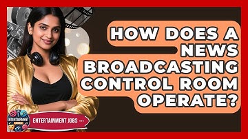 How Does A News Broadcasting Control Room Operate? - Entertainment Jobs