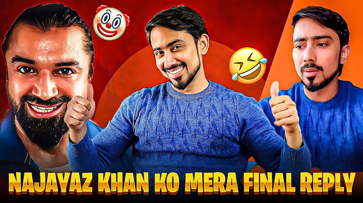 Najayaz Khan Ko Mera Final Reply🤡 | Adnaan 07