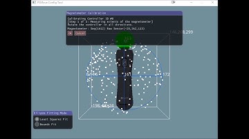 Least-Squares Ellipsoid Fit Magnetometer Calibration