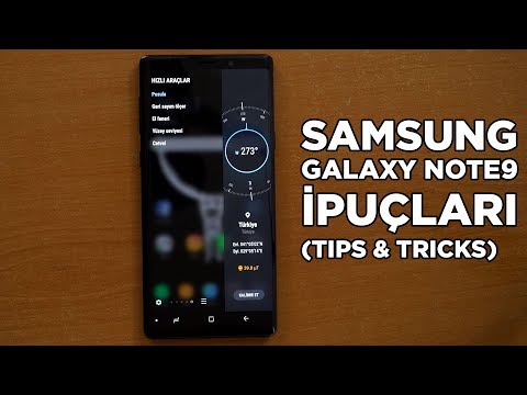 Samsung Galaxy Note9 ipuçları (Tips & Tricks)