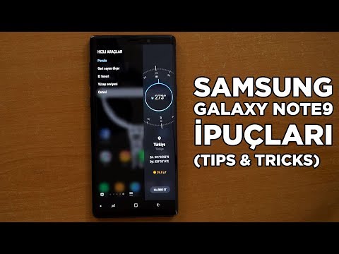 Samsung Galaxy Note9 ipuçları (Tips & Tricks)