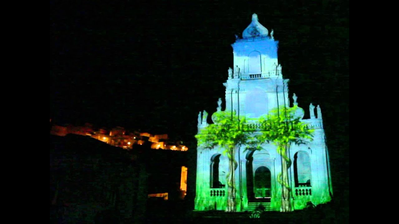 Projection mapping 3d San paolo 2014 Palazzolo Acreide