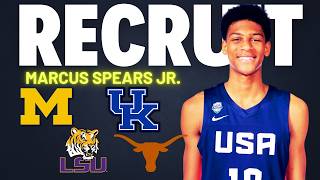 No. 1 Ranked Forward Marcus Spears Jr. Update - Michigan Offers, Talks Kentucky, Texas, And LSU!
