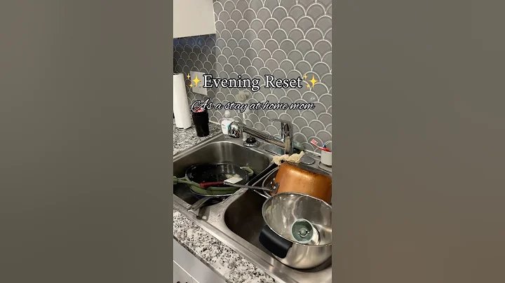Evening reset as a SAHM #youtubeshorts #sahm #cleanwithme #newmom #momlife #wifey #foryou #cleaning