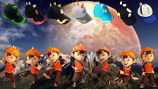 Boboiboy 7 Kuasa Elemental⚡ Hunting Topi Boboiboy Duri, Halilintar, Blaze, Solar, Ice, Gempa, Taufan