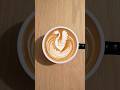 Latte Art • Swan 🦢 #latteart #coffeelatteart #coffee #barista #latte #swan #shorts #coffeeart