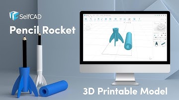 How To Make A 3D printable Pencil Rocket At Home - (The Easy Way)