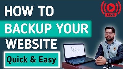 How to Backup Your WordPress Website Urdu / Hindi | Backup WordPress website