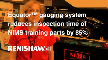 Equator gauging system reduces inspection time of NIMS metalworking training parts by 85%