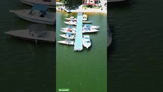 Filme seu passeio de lancha  com drone ..