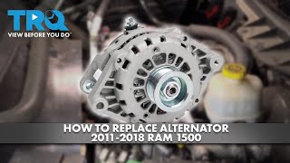 How to Replace Alternator 2011-2018 Ram 1500