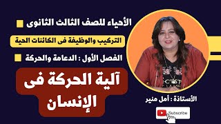 الأحياء للصف الثالث الثانوى | آلية الحركة فى الإنسان