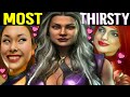 Who is The Most THIRSTY & DESPERATE Female Kombatant in - Mortal Kombat 11 - MK11 Flirty Intros