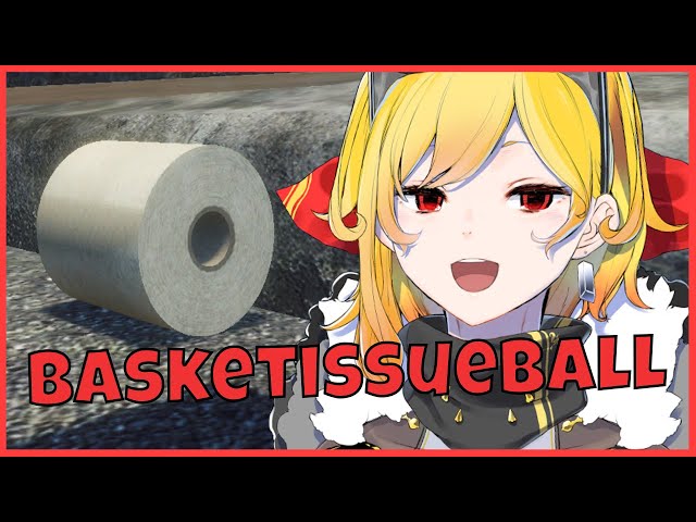 【Toilet paper wants to be a basketball】innocent tissue yet ball 🏀【Kaela Kovalskia / hololive ID】のサムネイル
