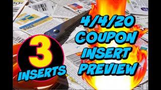 4/4/20 COUPON INSERT PREVIEW | 3 INSERTS