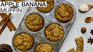 BANANA APPLE MUFFIN RECIPE BANANA APPLE MUFFIN RECIPE