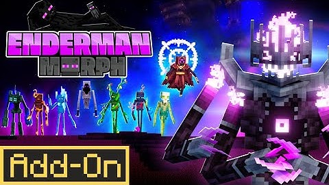 ENDERMAN MORPH | Add-On Showcase | Minecraft Marketplace