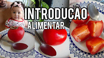 Como oferecer caqui para o bebê?