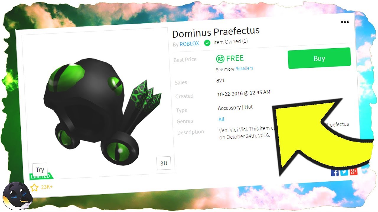 Dominus Giveaway Roblox Youtube - roblox logo history logopedia irobux group