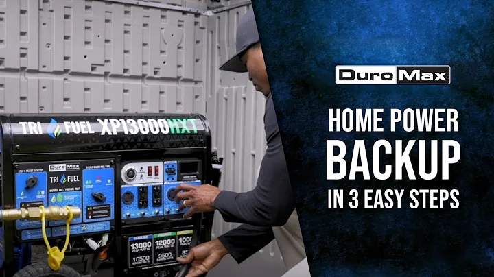 How to Set Up Your Home Power Backup - DuroMax Portable Backup Generators