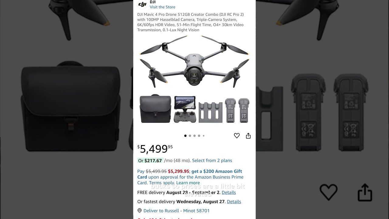 DJI Mavic 4 Pro is available on Amazon USA!