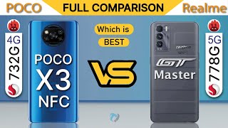 Poco X3 NFC vs Realme Gt Master Full Comparison Which is Best