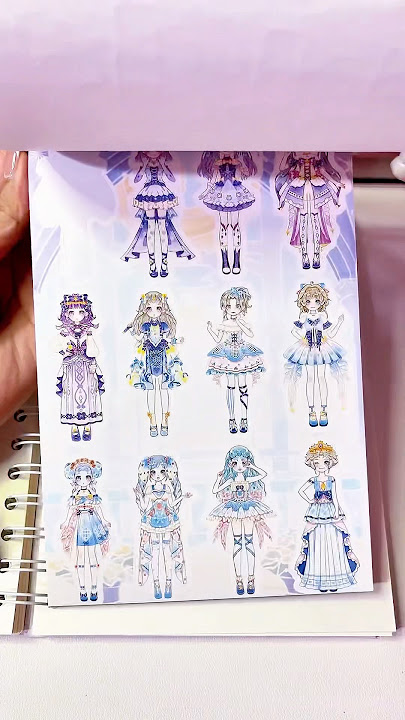 ✨ASMR Costume Changer Stickers #sticker #asmr #dress #dressup #diy #toys #relaxing #aesthetic #art