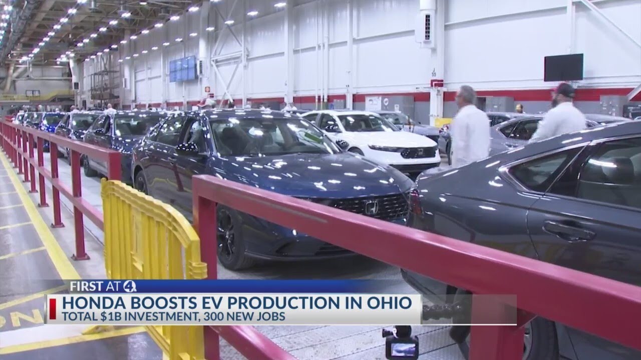 Honda pledges $1 billion toward EV development in Ohio