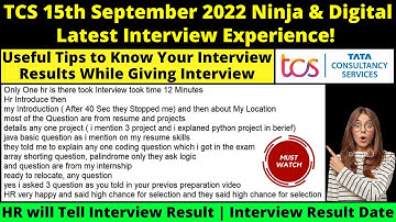 Today, TCS 15th Sept