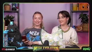 🔴EXCLUSIVE EARLY UNBOXING! POKÉMON TCG: MEGA EVOLUTIONS w/ Rae & Nova