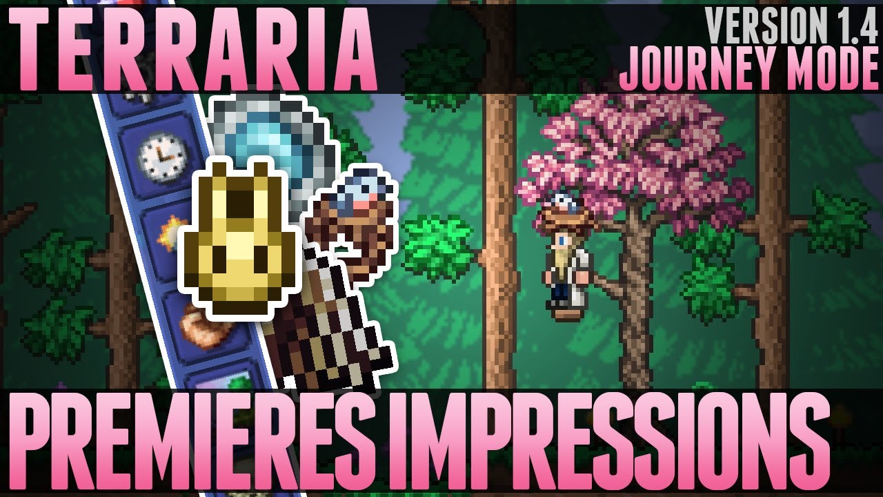 Terraria Journey Mode - Aperçu & Premières Impressions - YouTube