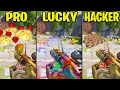 Pro VS Lucky VS Hacker - Overwatch