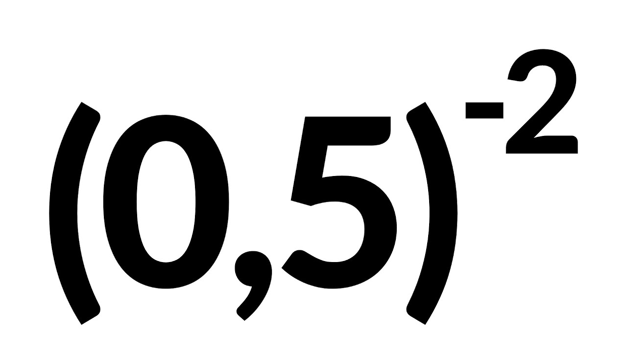 numero elevado a un exponente negativo , natural elevado a un