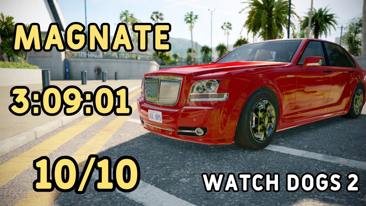 Global Motors Magnate тест автомобиля Watch Dogs 2