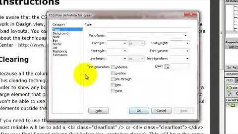 Dreamweaver Tutorials  Working with Div Tags; using float and background image