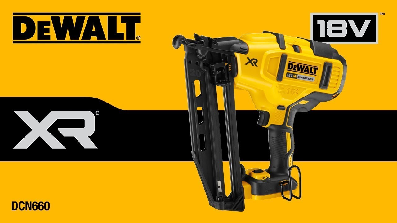 DeWalt DCK2046P2 Set - DCN660 Cloueur de finition 16GA + DCN692