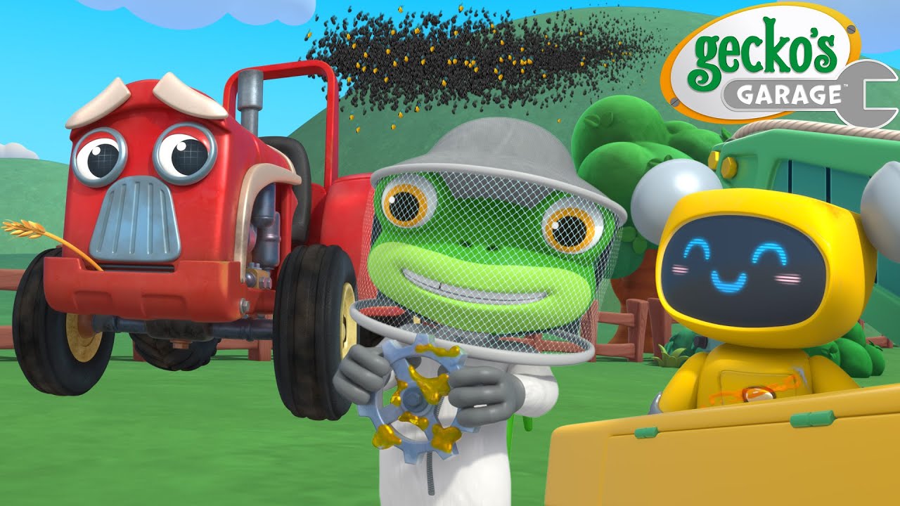 Sticky Honey Trouble! 🍯🐝 | Gecko's Garage 🚚 | Cartoons For Kids | Toddler Fun Learning