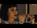 Jinjer  pisces live session lyrics on screen presented by sleeplacker21