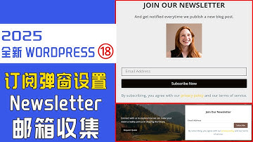 Woocommerce商城的Subscribe弹窗订阅和Newsletter邮件收集设置#wordpress建站教程 #独立站商城搭建