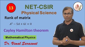 CSIR NET | L-2.4 | Cayley Hamilton theorem | Mathematical Physics