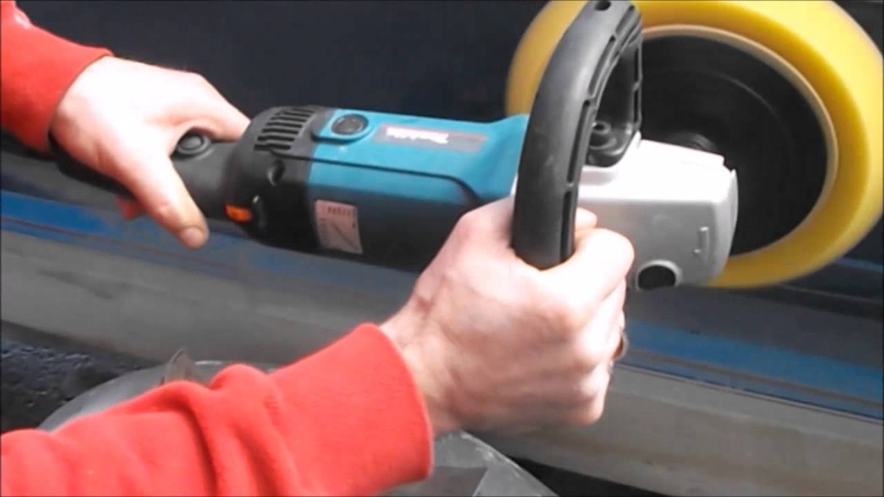 How to Buff or Polish out scratches on clear coat painted finishes - YouTube