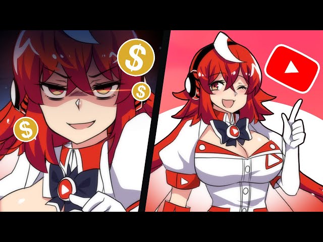 YouTube-Chan Teaches You How To Be Popular 【ONESHOT】 class=