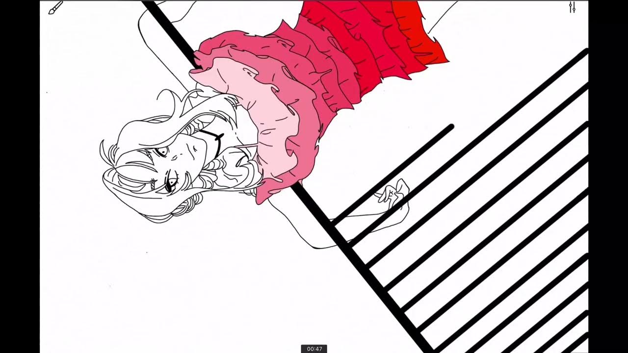 Girl in a Frilly Dress (How to draw Frills) YouTube